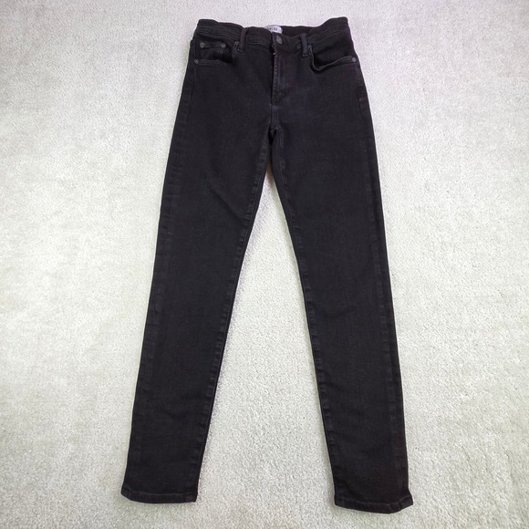 Agolde Denim - AGOLDE Sophie Mid Rise Ankle Skinny Jeans Women's Size 28 Black